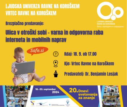 Dnevi svetovanja za znanje 2024_Ulica v otroški sobi